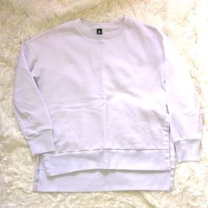 90 degree by reflex hi-lo sweatshirt. Cool purple color